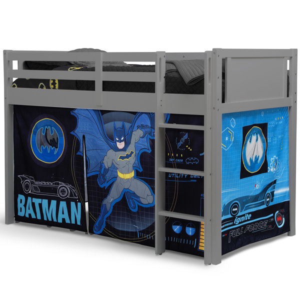 Delta Children Batman  Loft Bed  Tent  Curtain Set For Low 